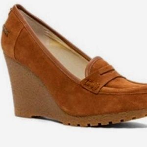 Michael Kors Shoes | Suede Wedge Shoes